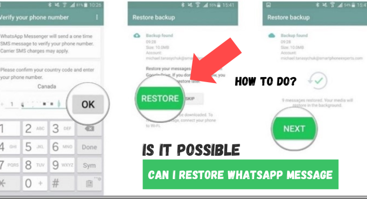 Can you Recover WhatsApp Messages